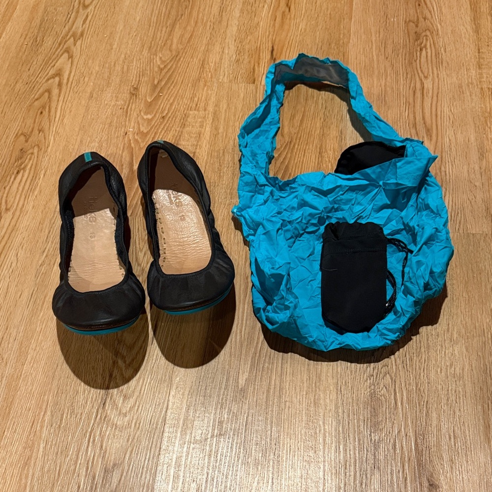 Tieks Black Ballet Flats